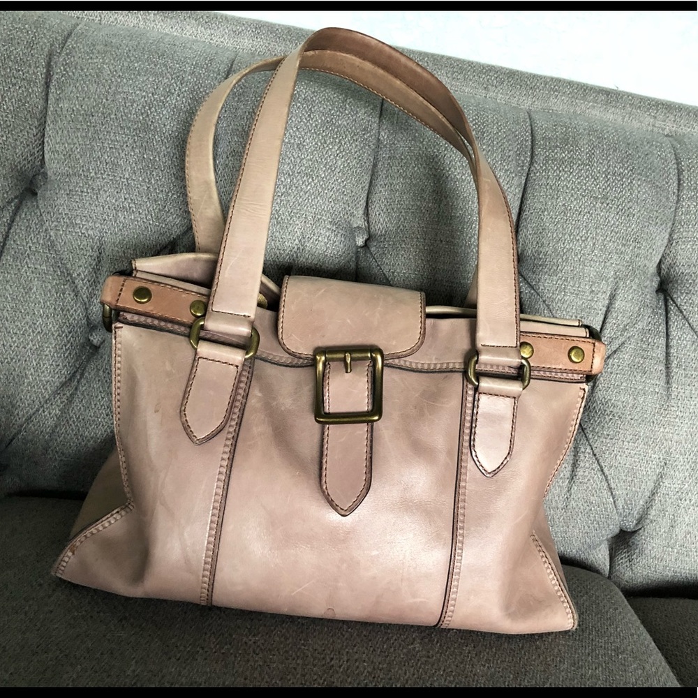 Midsize purple Fossil purse